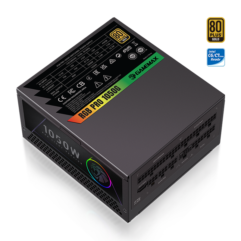 80+ GOLD CERTIFIED & INTEL C6/C7 READY