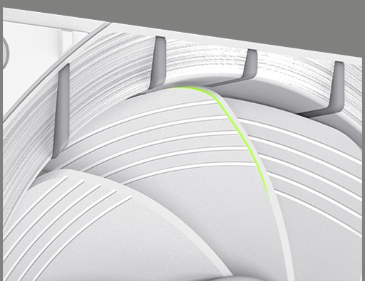 Nine-blade Sickle-shaped Fan Blade