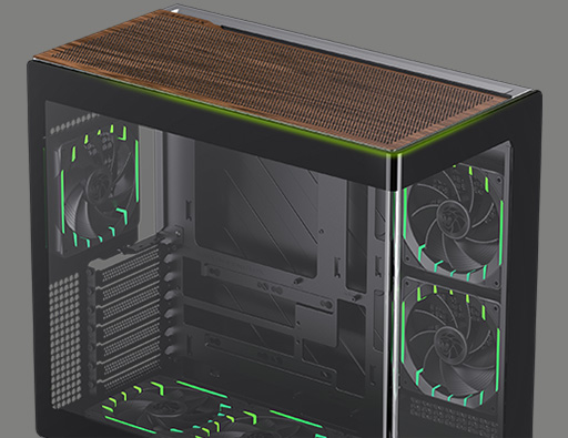 270°Panoramic Curved Glass Panel