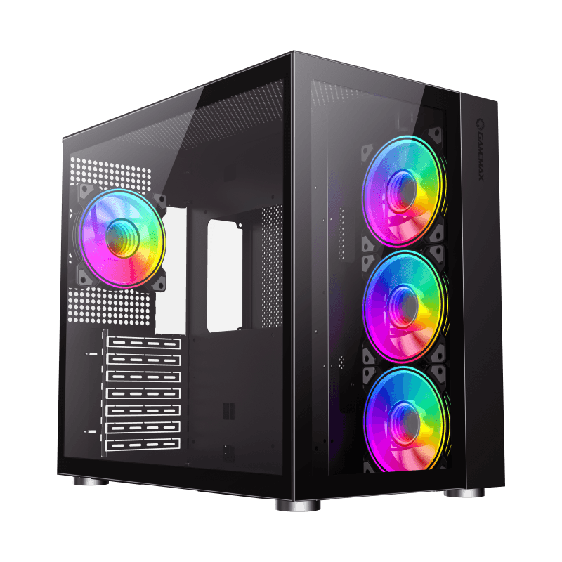 black pc case | gaming computer chassis