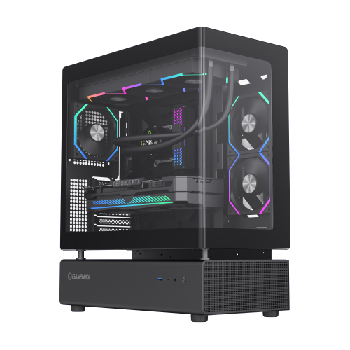 black pc case | gaming computer chassis