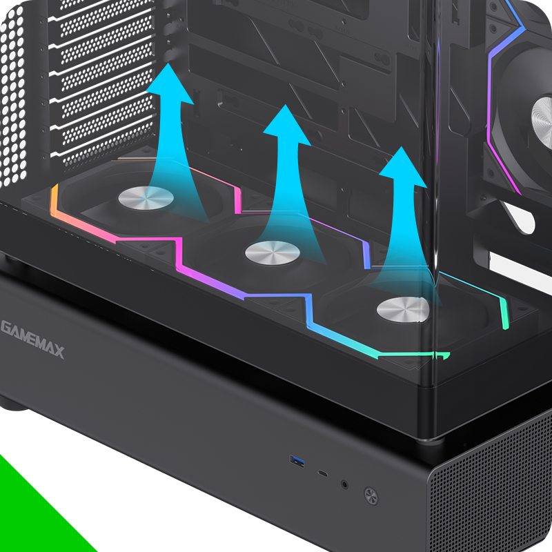 REVERSE FAN BLADE DESIGN REVERSE AIRFLOW
