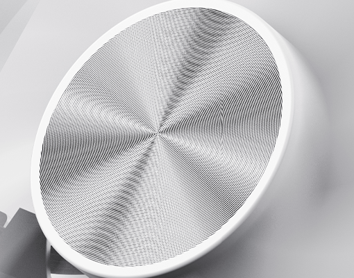 Premium Aluminum Badge with CD Pattern