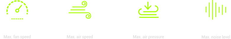 INTEGRATED HIGH-PERFORMANCE FANS