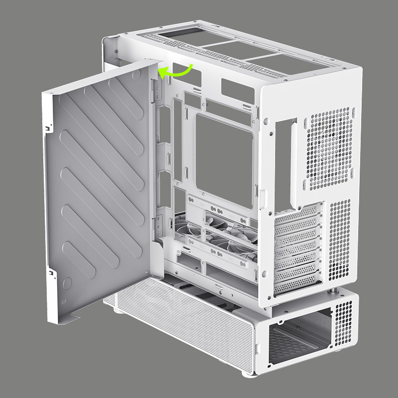 Dedicated Cable Management Compartment