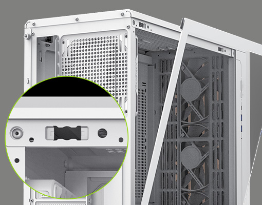 Tool-free Glass Side Panel